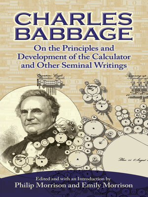 cover image of On the Principles and Development of the Calculator and Other Seminal Writings